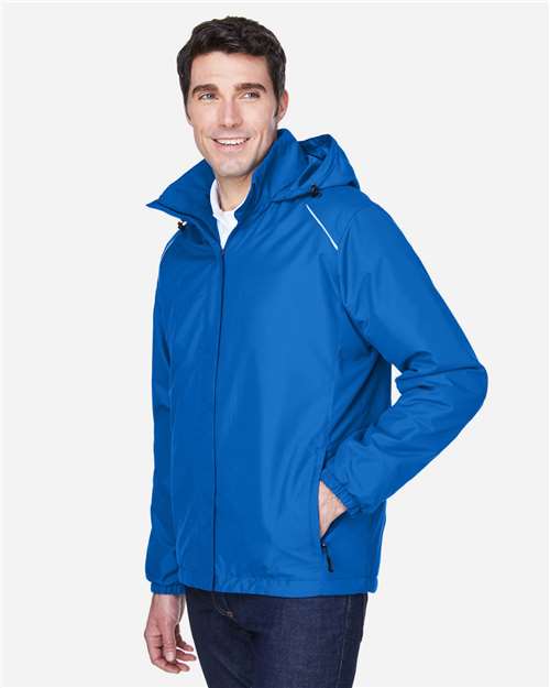 Core 365 88189 Men's Brisk Insulated Jacket - True Royal - model side