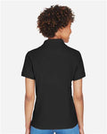 Devon & Jones D100W Women's Pima Piqué Polo - Black - model back