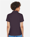 Devon & Jones D100W Women's Pima Piqué Polo - Espresso - model back
