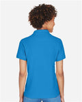 Devon & Jones D100W Women's Pima Piqué Polo - French Blue - model back