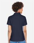 Devon & Jones D100W Women's Pima Piqué Polo - Navy - model back
