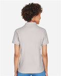 Devon & Jones D100W Women's Pima Piqué Polo - Silver - model back