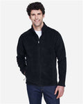 Core 365 88190 Men's Journey Fleece Jacket - Black - model front