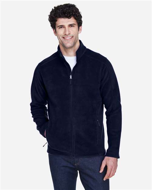Core 365 88190 Men's Journey Fleece Jacket - Classic Navy - model front
