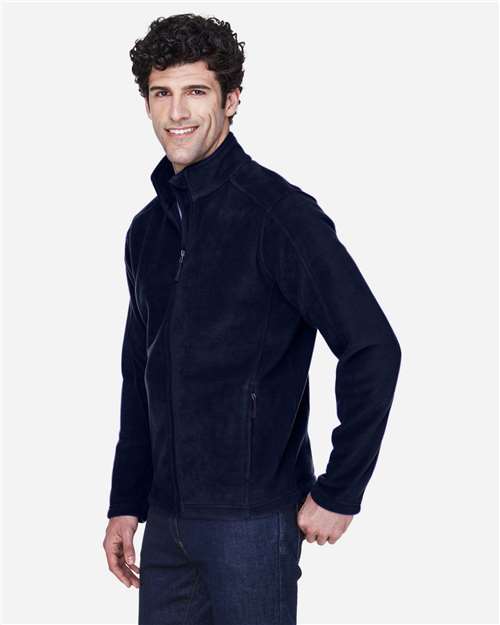Core 365 88190 Men's Journey Fleece Jacket - Classic Navy - model side