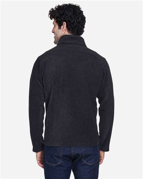 Core 365 88190 Men's Journey Fleece Jacket - Heather Charcoal - model back
