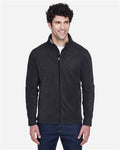 Core 365 88190 Men's Journey Fleece Jacket - Heather Charcoal - model front