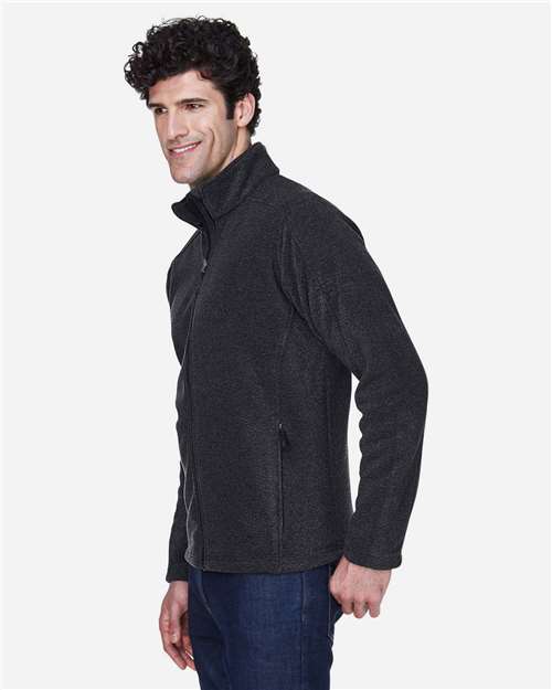 Core 365 88190 Men's Journey Fleece Jacket - Heather Charcoal - model side
