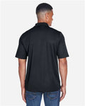 Core 365 88181P Men's Origin Performance Piqué Polo with Pocket - Black - model back