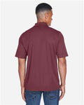 Core 365 88181P Men's Origin Performance Piqué Polo with Pocket - Burgundy - model back