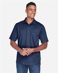 Core 365 88181P Men's Origin Performance Piqué Polo with Pocket - Classic Navy - model front