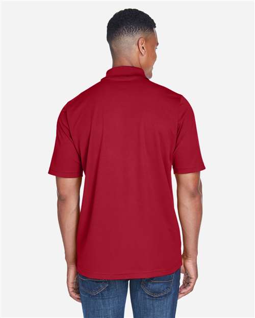 Core 365 88181P Men's Origin Performance Piqué Polo with Pocket - Classic Red - model back