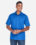 Core 365 88181P Men's Origin Performance Piqué Polo with Pocket - True Royal - model front