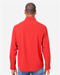 Core 365 CE510L Men's Ultra UVP Marina Shirt - Marina Red - model back