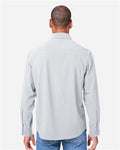 Core 365 CE510L Men's Ultra UVP Marina Shirt - Platinum - model back
