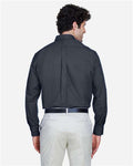 Core 365 88193 Men's Operate Twill Dress Shirt - Carbon - model back