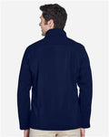 Core 365 88184 Men's Cruise Two-Layer Fleece Bonded Soft Shell Jacket - Classic Navy - model back