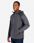 Core 365 CE711 Unisex Techno Lite Pullover Anorak - Carbon - model side