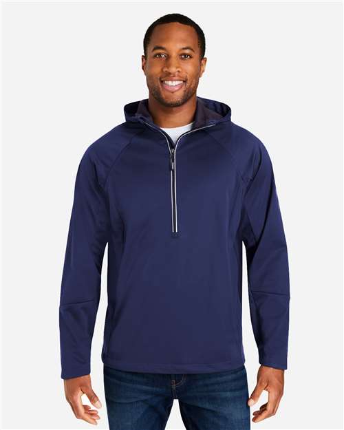 Core 365 CE711 Unisex Techno Lite Pullover Anorak - Classic Navy - model front