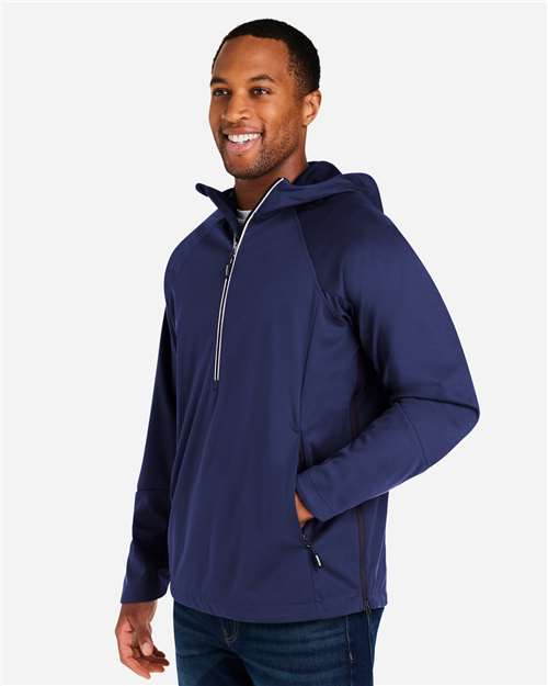 Core 365 CE711 Unisex Techno Lite Pullover Anorak - Classic Navy - model side