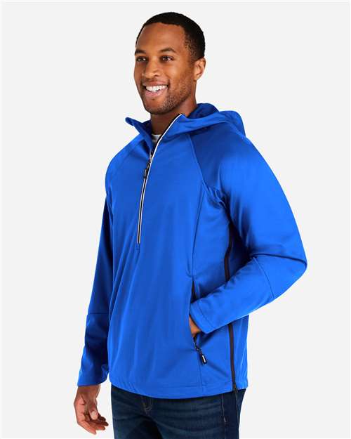 Core 365 CE711 Unisex Techno Lite Pullover Anorak - True Royal - model side