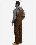 Berne Apparel B415 Men's Heritage Insulated Bib Overall - Bark - model back