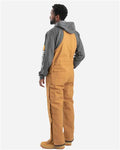 Berne Apparel B415 Men's Heritage Insulated Bib Overall - Brown Duck - model back