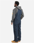 Berne Apparel B415 Men's Heritage Insulated Bib Overall - Navy - model back