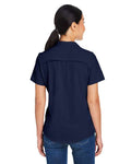 Core 365 CE510W Women's Ultra UVP Marina Shirt - Classic Navy - model back