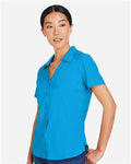 Core 365 CE510W Women's Ultra UVP Marina Shirt - Electric Blue - model side