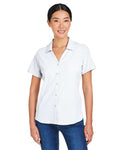 Core 365 CE510W Women's Ultra UVP Marina Shirt - White - model front