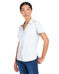 Core 365 CE510W Women's Ultra UVP Marina Shirt - White - model side