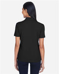 Core 365 78181P Women's Origin Performance Piqué Polo with Pocket - Black - model back