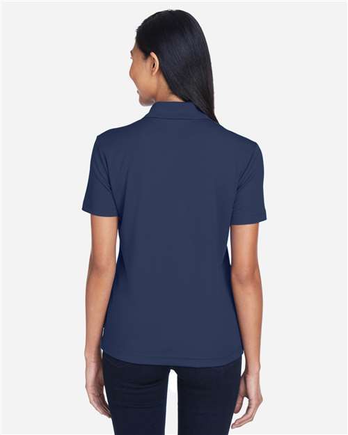 Core 365 78181P Women's Origin Performance Piqué Polo with Pocket - Classic Navy - model back