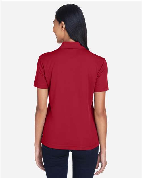 Core 365 78181P Women's Origin Performance Piqué Polo with Pocket - Classic Red - model back