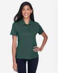 Core 365 78181P Women's Origin Performance Piqué Polo with Pocket - Forest - model front