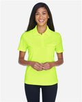 Core 365 78181P Women's Origin Performance Piqué Polo with Pocket - Safety Yellow - model front