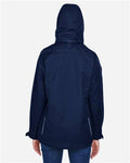 Core 365 78205 Women's 3-in-1 Jacket with Fleece Liner - Classic Navy - model back