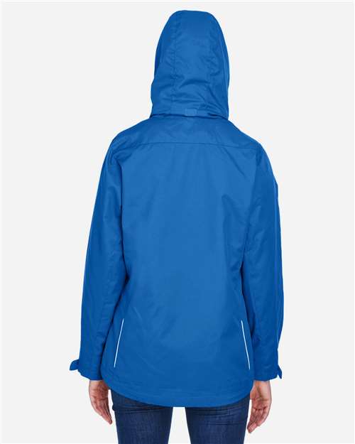 Core 365 78205 Women's 3-in-1 Jacket with Fleece Liner - True Royal - model back