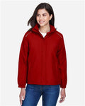 Core 365 78189 Women's Brisk Insulated Jacket - Classic Red - model front