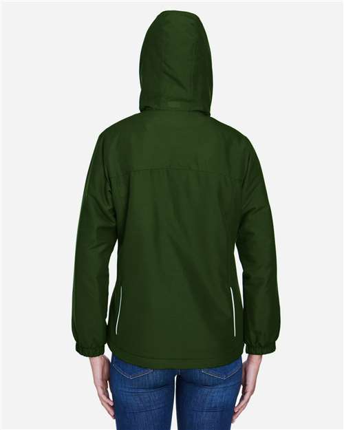 Core 365 78189 Women's Brisk Insulated Jacket - Forest - model back