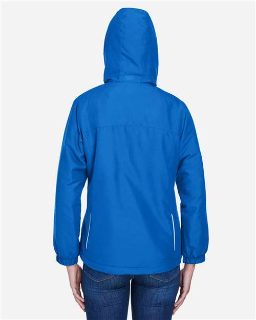 Core 365 78189 Women's Brisk Insulated Jacket - True Royal - model back