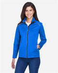 Core 365 CE708W Women's Techno Lite Three-Layer Knit Tech-Shell - True Royal - model front
