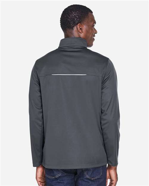 Core 365 CE708 Men's Techno Lite Three-Layer Knit Tech-Shell - Carbon - model back