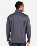 Core 365 CE708 Men's Techno Lite Three-Layer Knit Tech-Shell - Carbon Heather - model back