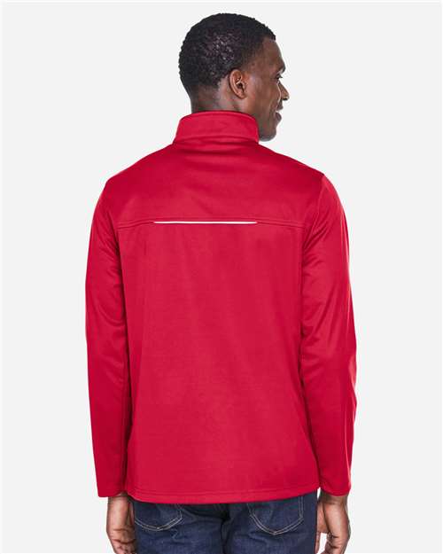 Core 365 CE708 Men's Techno Lite Three-Layer Knit Tech-Shell - Classic Red - model back