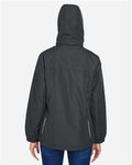 Core 365 78224 Women's Profile Fleece-Lined All-Season Jacket - Carbon - model back
