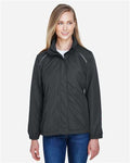 Core 365 78224 Women's Profile Fleece-Lined All-Season Jacket - Carbon - model front