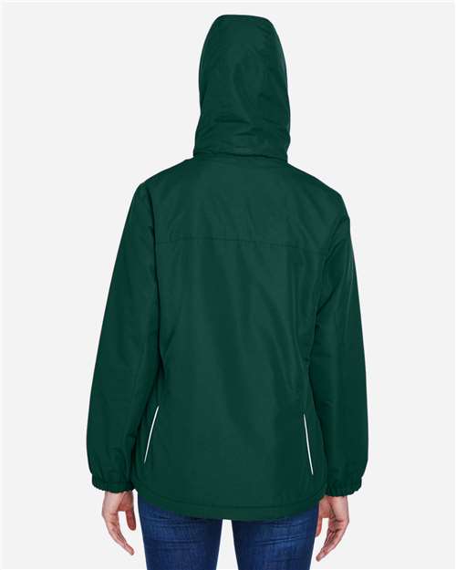 Core 365 78224 Women's Profile Fleece-Lined All-Season Jacket - Forest - model back