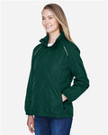 Core 365 78224 Women's Profile Fleece-Lined All-Season Jacket - Forest - model side